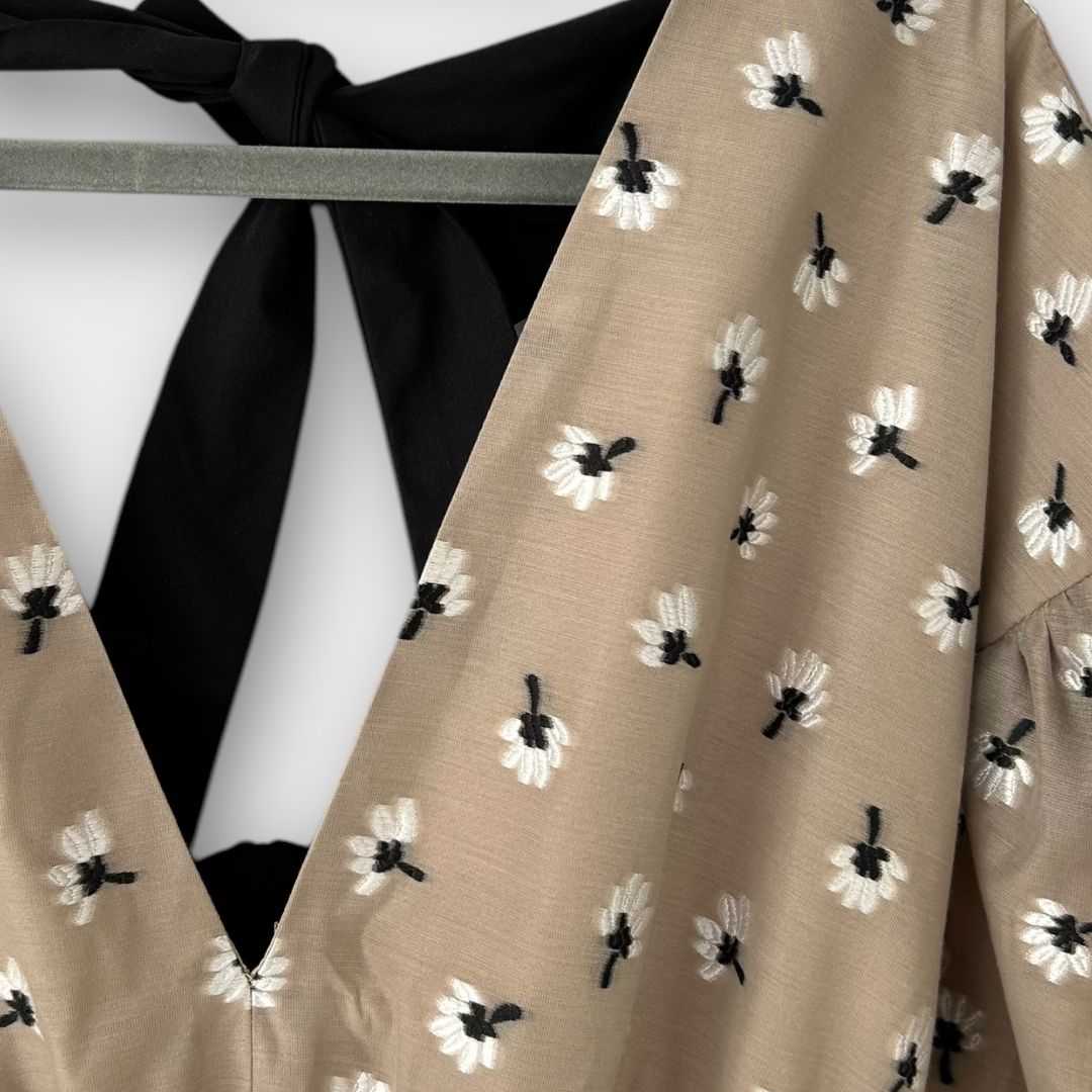 Asos Edition Bow Back Daisy Midi Dress - 12