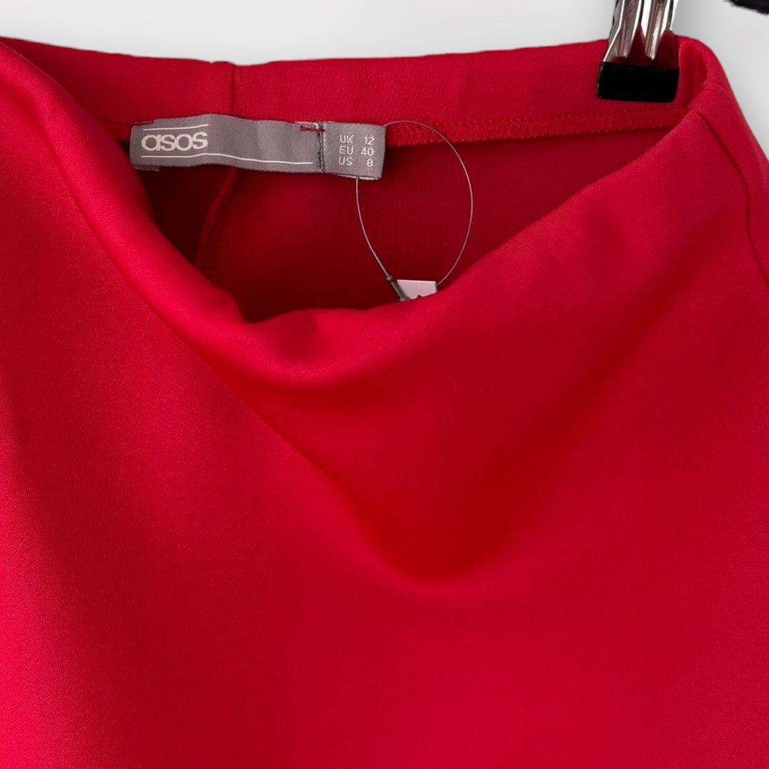 Asos High Waisted Scuba Pencil Skirt - 10/12