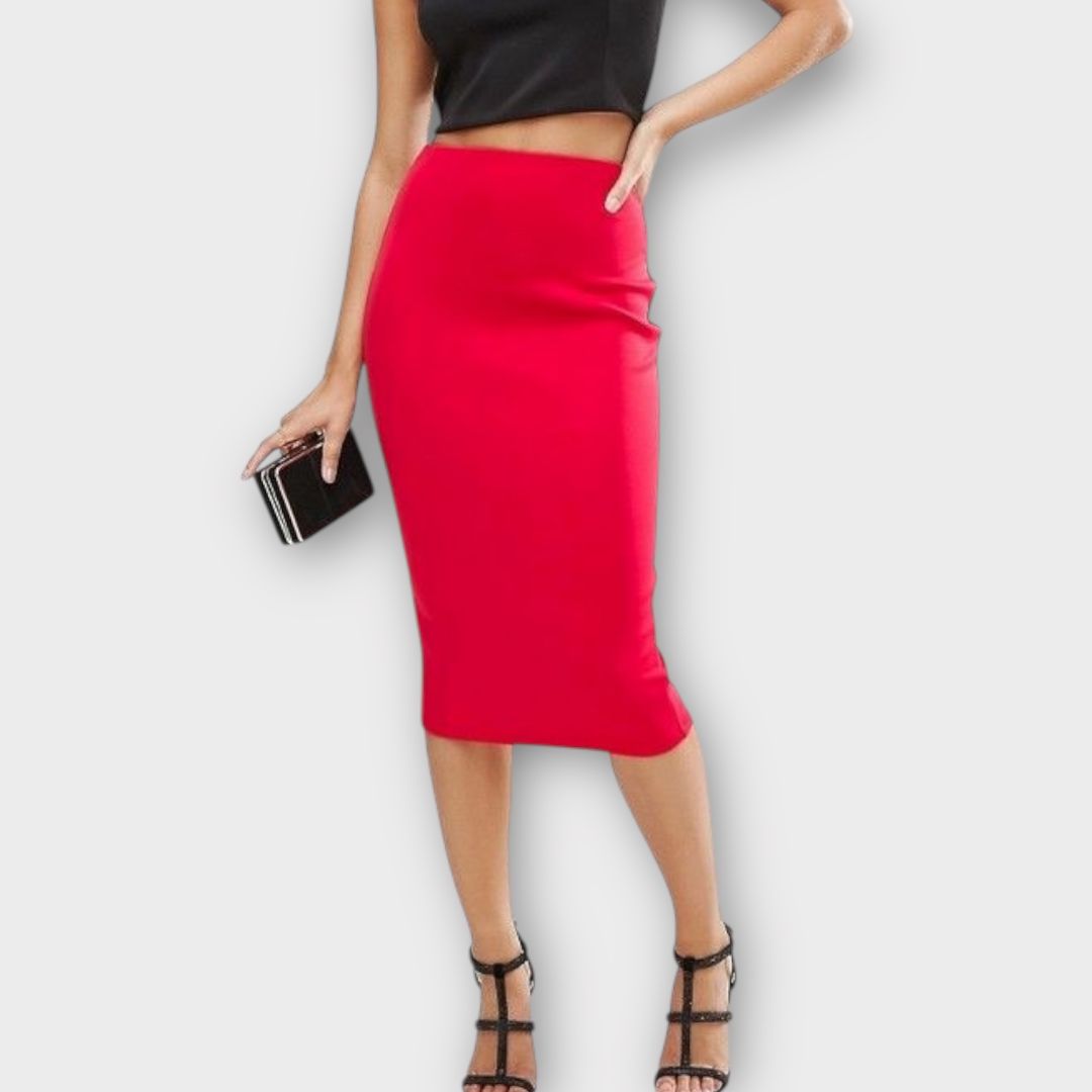 Asos High Waisted Scuba Pencil Skirt - 10/12