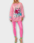 Audrey Hamilton Apparel Hot Mess Oversized Sweater - S
