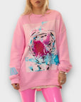 Audrey Hamilton Apparel Hot Mess Oversized Sweater - S
