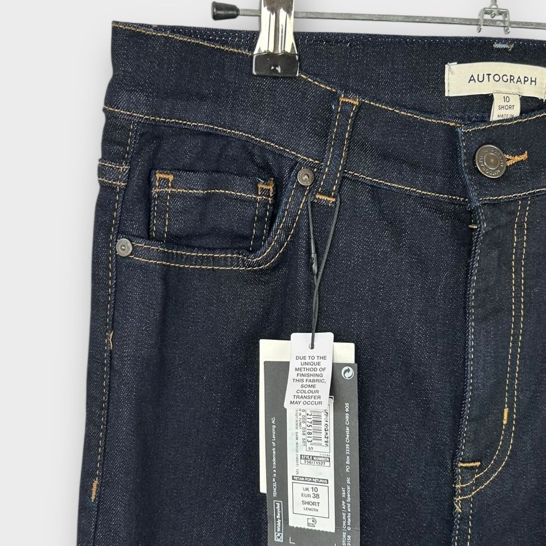 Autograph High Waisted Flared Jeans - 10S