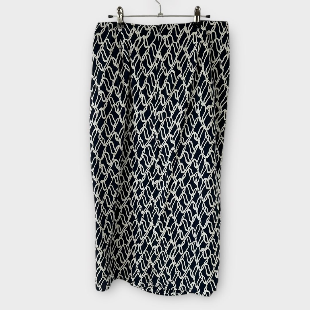 Autograph Printed Midi Wrap Skirt - 10