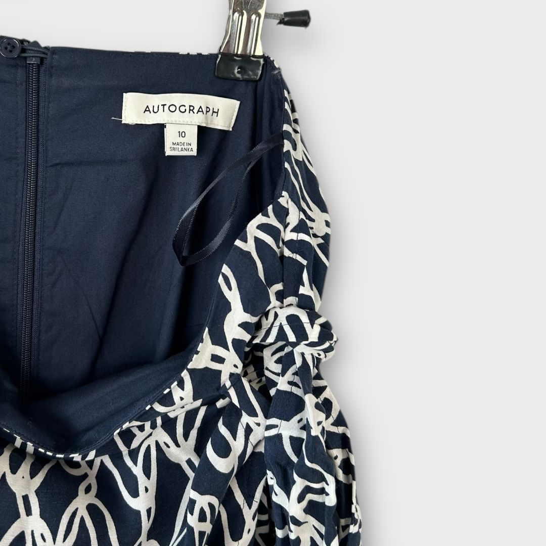 Autograph Printed Midi Wrap Skirt - 10