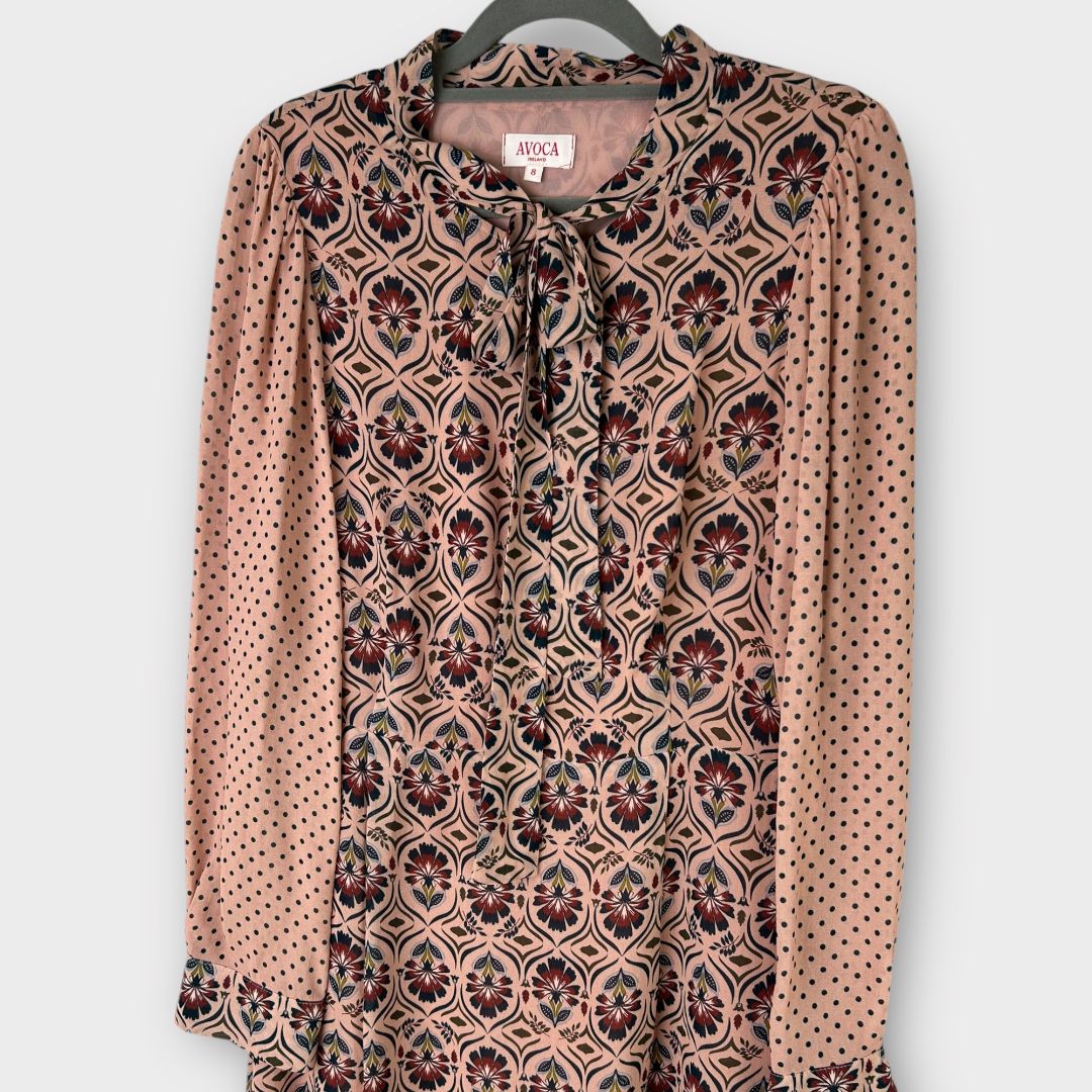 Avoca Floral Midi Dress - 8