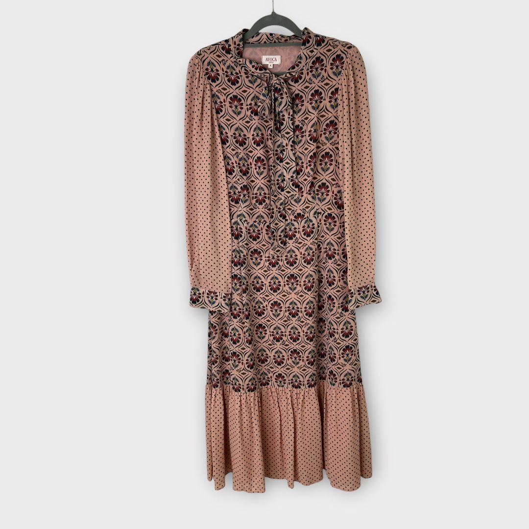 Avoca Floral Midi Dress - 8