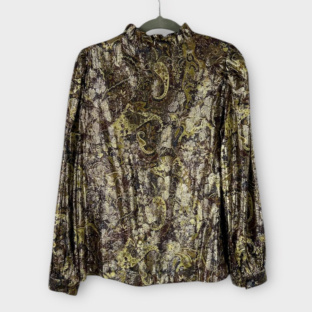 Ba&amp;sh Calo Metallic Top - 8 (XS)