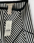 Banana Republic Mixed Stripe Fluted Skirt - 8