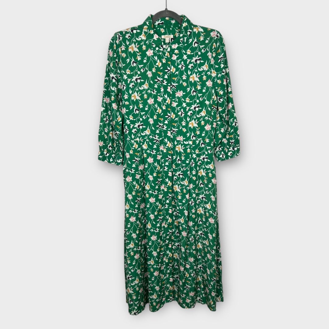 Barbour Rosoman Floral Midi Dress - 10