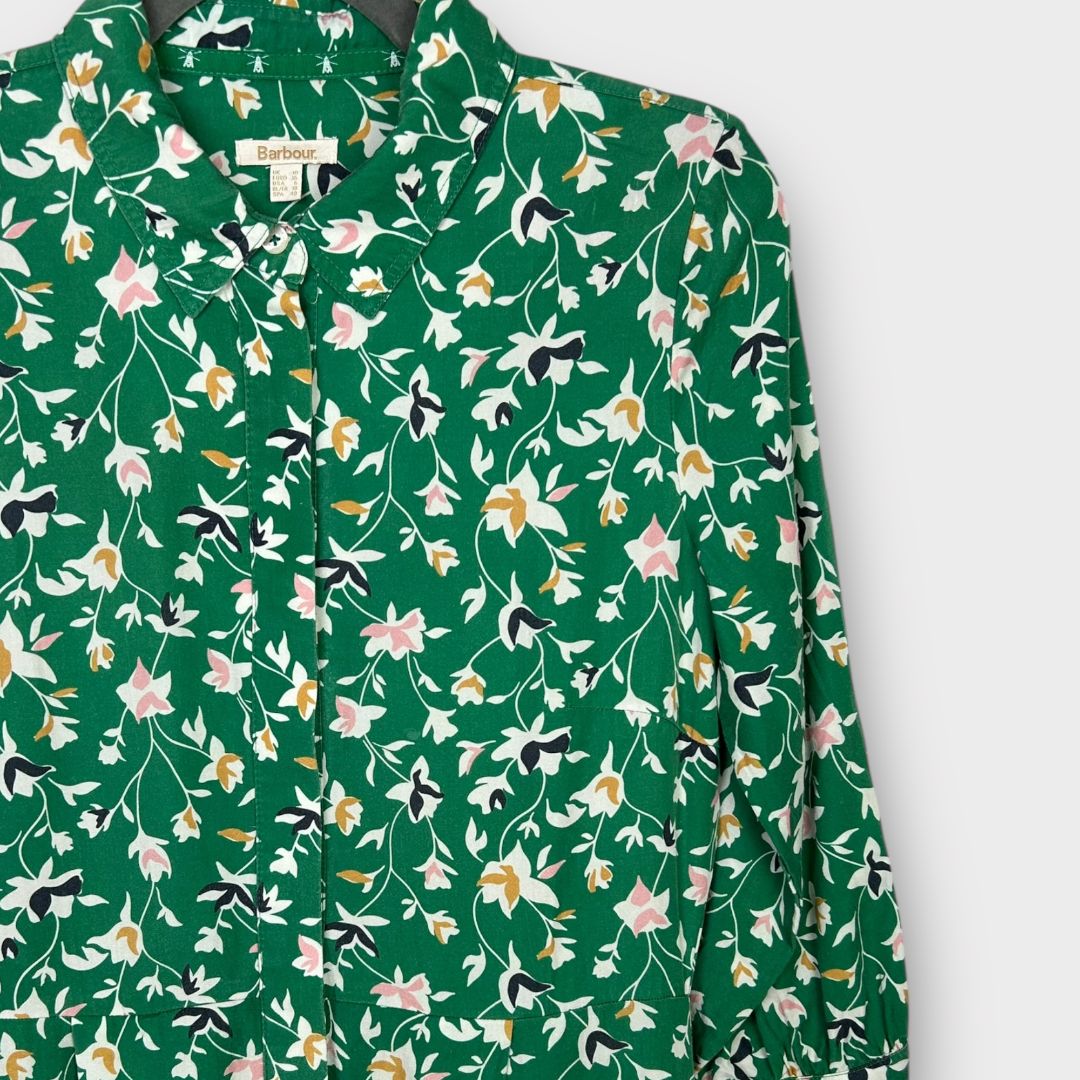 Barbour Rosoman Floral Midi Dress - 10