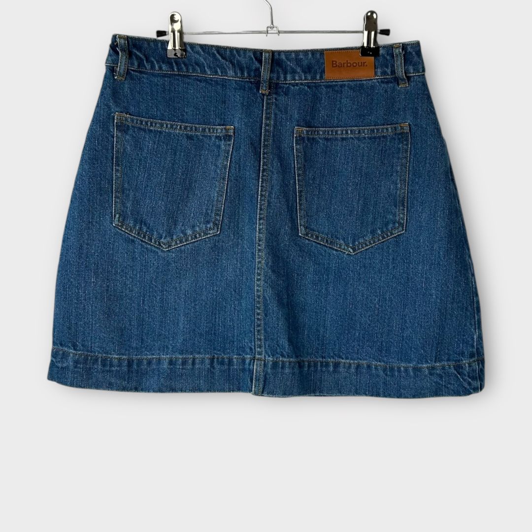 Barbour Thistle Denim Skirt - 10/12