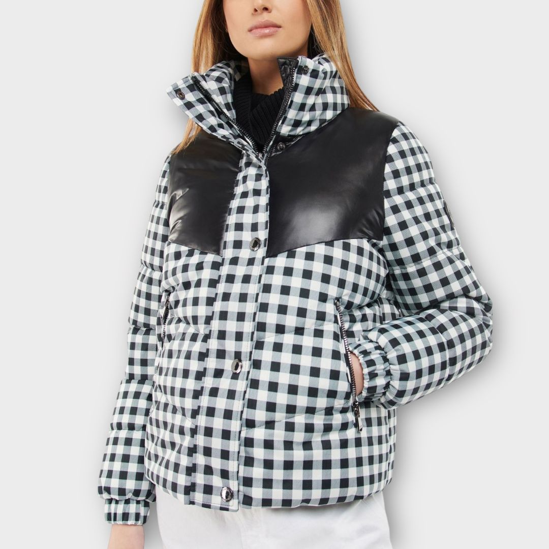 Barbour Titanium Quilted Check Jacket - 10