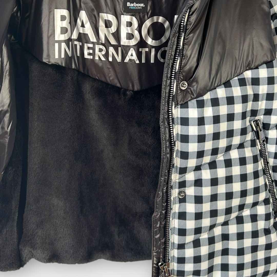 Barbour Titanium Quilted Check Jacket - 10