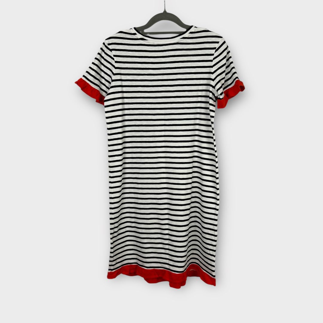 Boden Emily Jersey Stripe Cotton Dress - 10