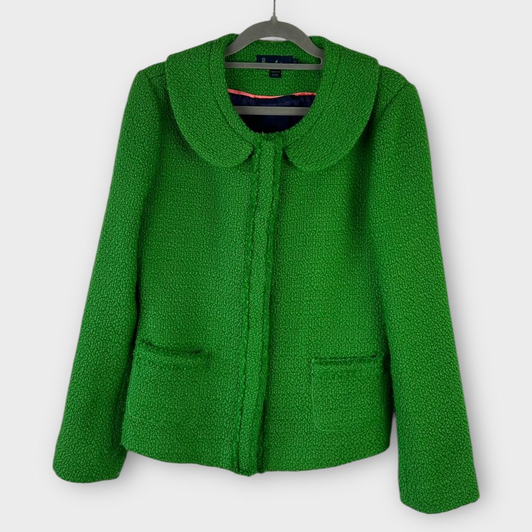 Boden Textured Wool Jacket - 10/12