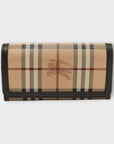Burberry Haymarket Check Leather Wallet