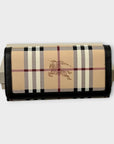 Burberry Haymarket Check Leather Wallet