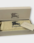 Burberry Haymarket Check Leather Wallet
