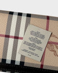 Burberry Haymarket Check Leather Wallet