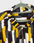 COS Cotton Printed Top with Neck Tie - 8/10