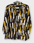 COS Cotton Printed Top with Neck Tie - 8/10
