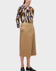 COS Cotton Printed Top with Neck Tie - 8/10