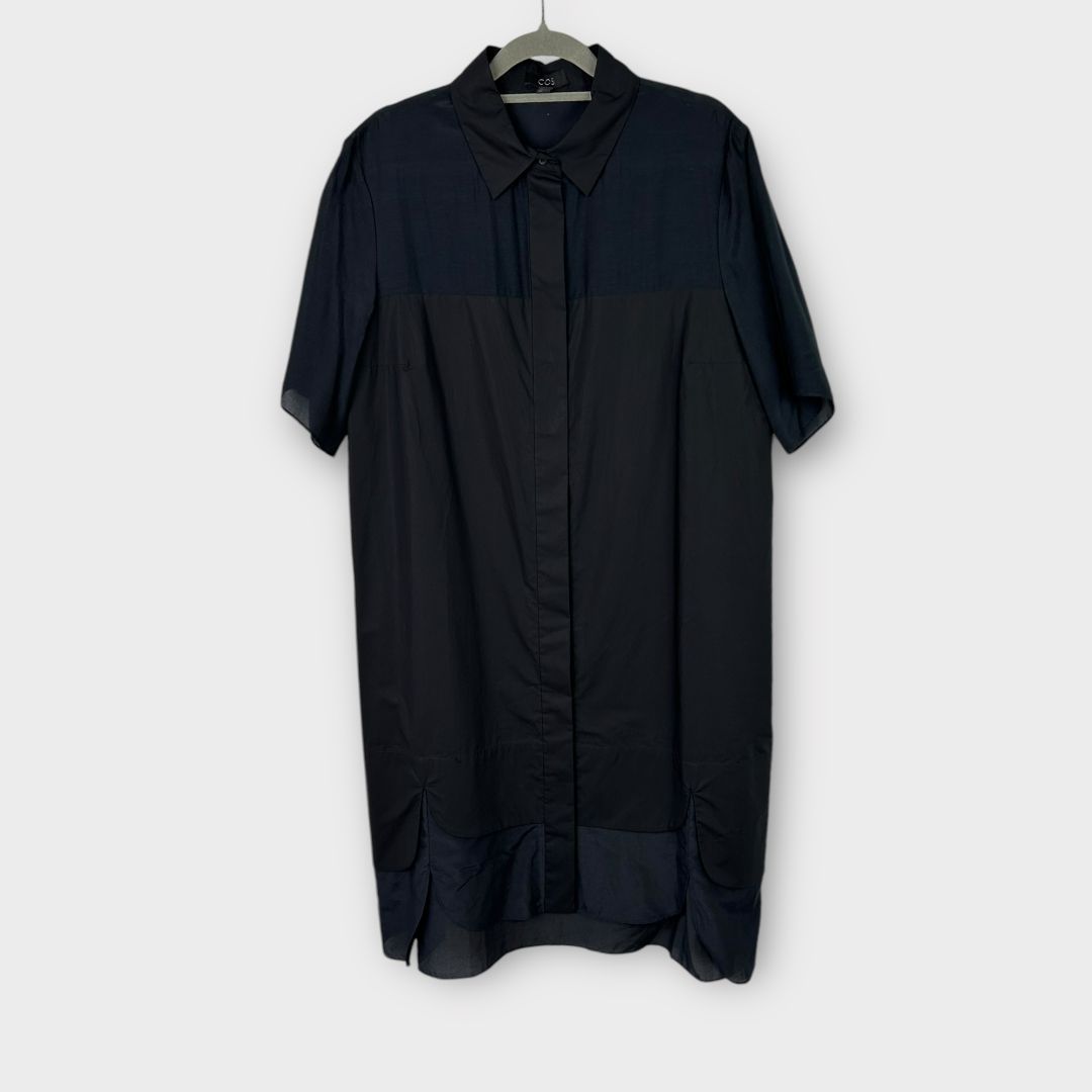 COS Cotton/Silk Shirt Dress - 16