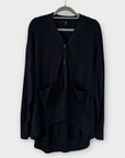 COS Draped-Back Cotton Cardigan - 10 (S)