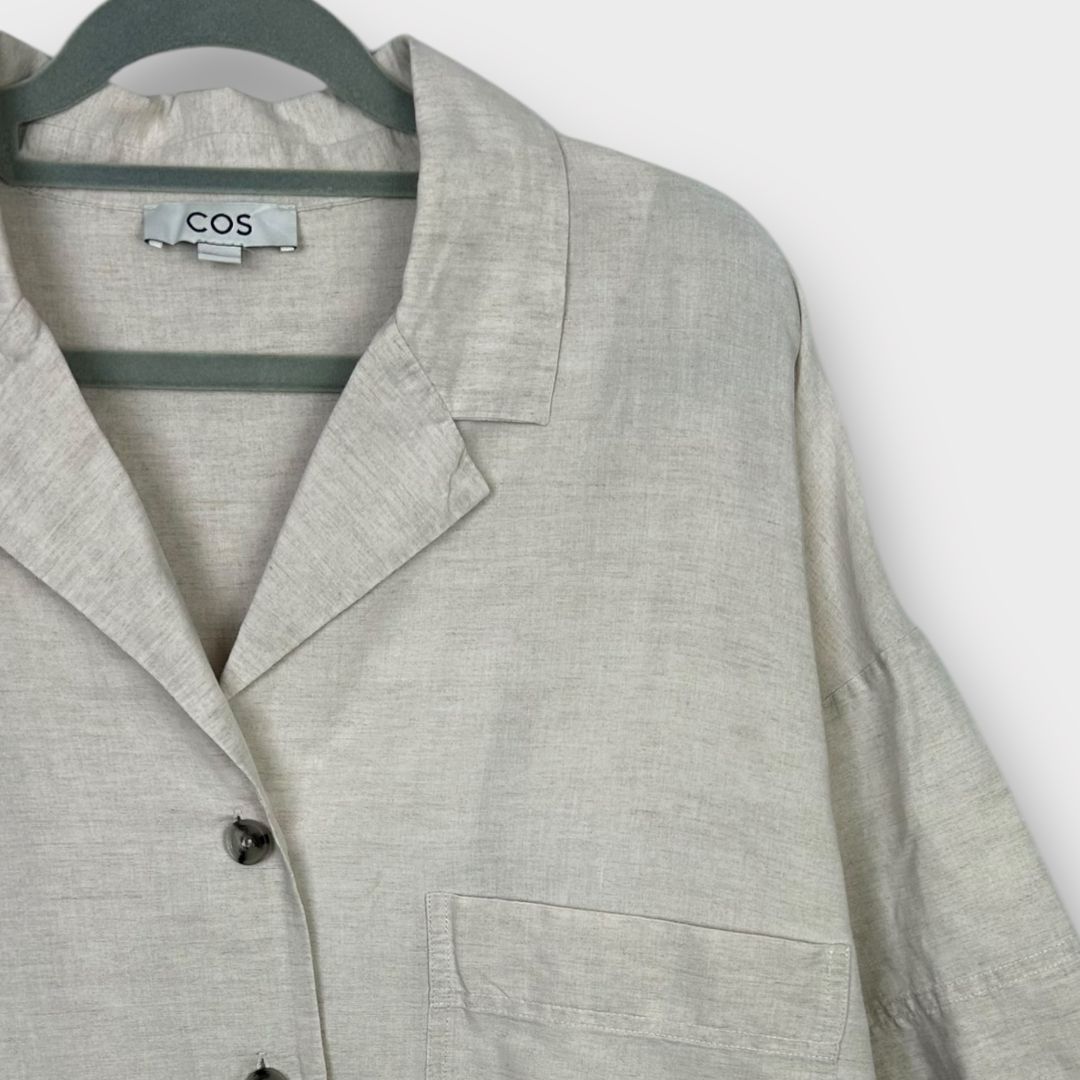 COS Oversized Linen/Cotton Shirt - 16/18