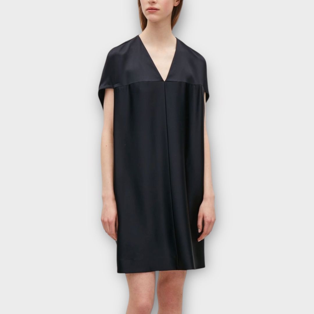 COS Oversized V-Neck Dress - 14