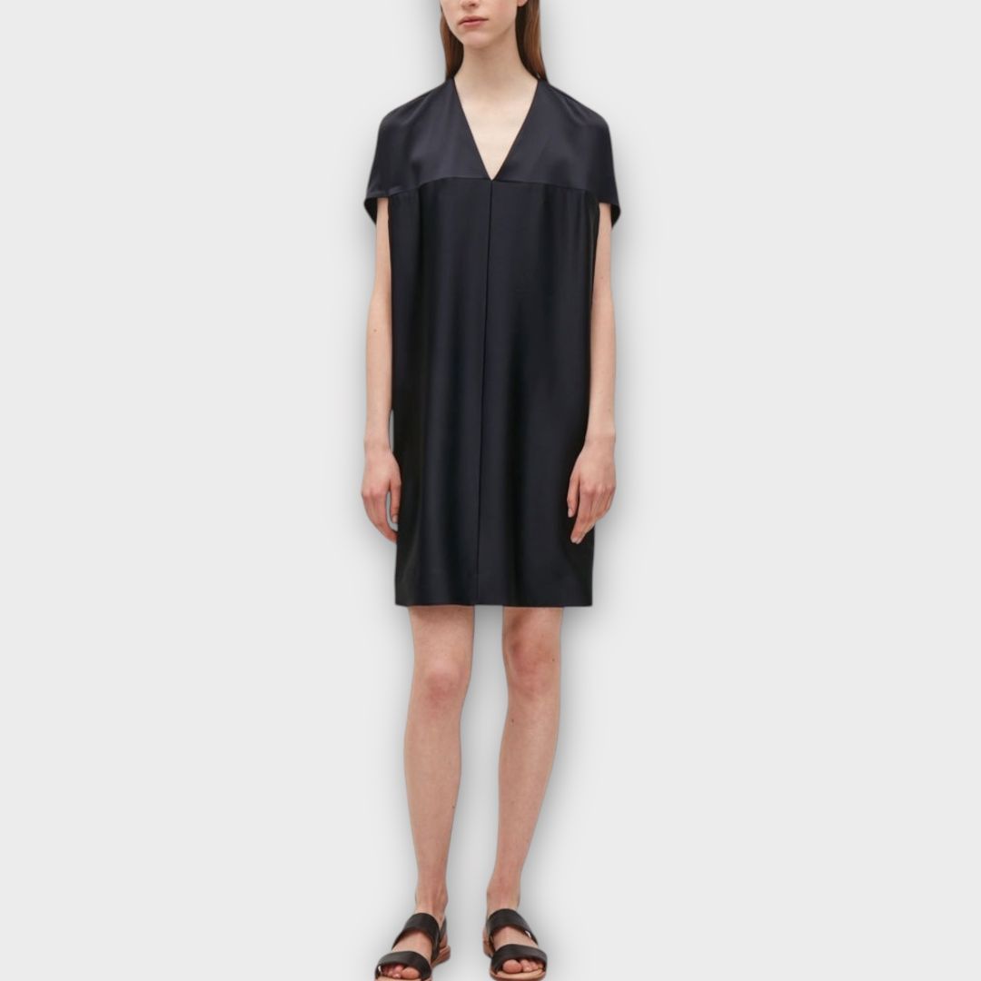 COS Oversized V-Neck Dress - 14