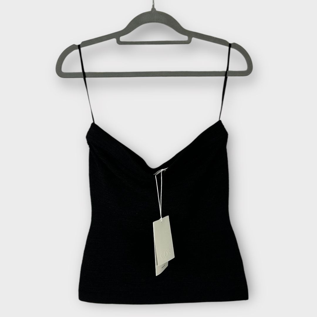 COS Sparkly Textured Bandeau - S