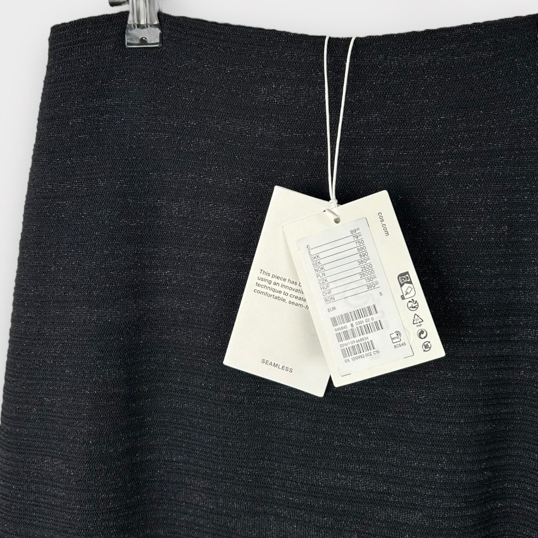 COS Sparkly Textured Pencil Skirt - 10 (S)