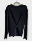 COS Waisted Long-Sleeved Cotton Top - S
