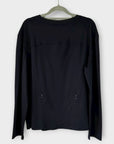 COS Waisted Long-Sleeved Cotton Top - S