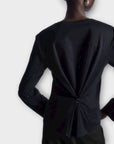COS Waisted Long-Sleeved Cotton Top - S