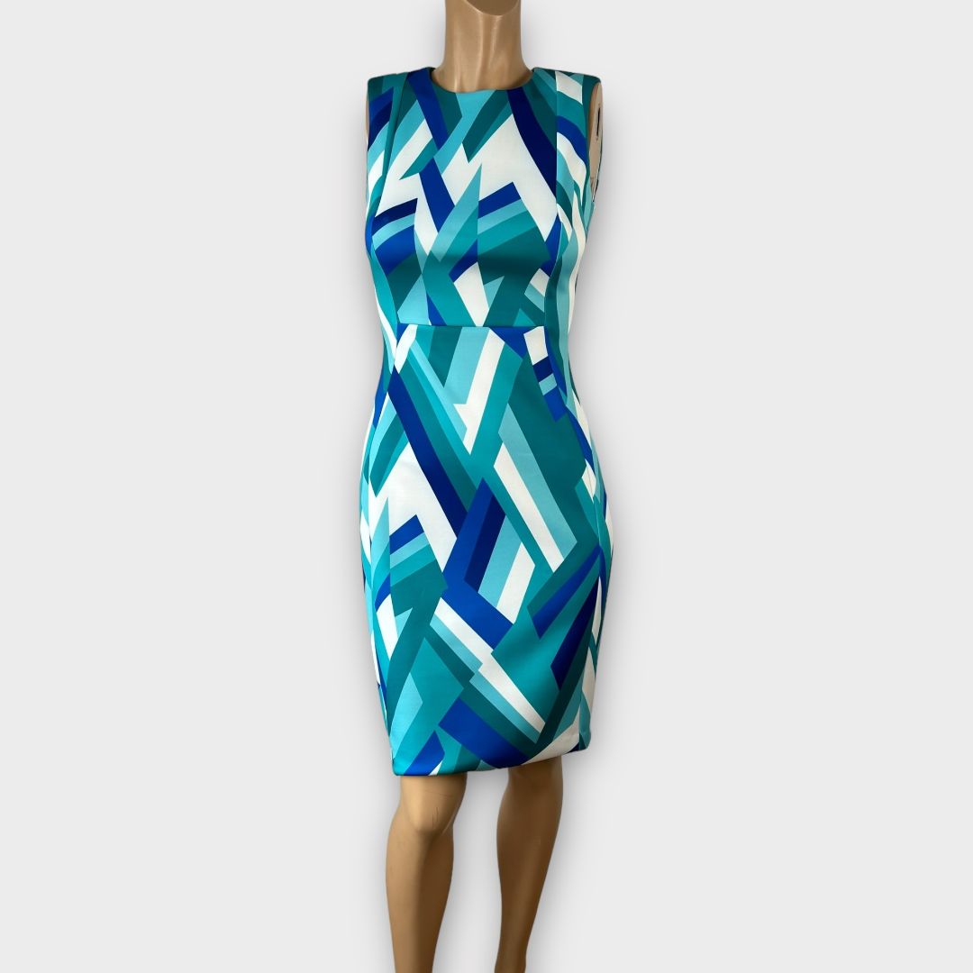 Calvin Klein Geometric Print Dress - 8