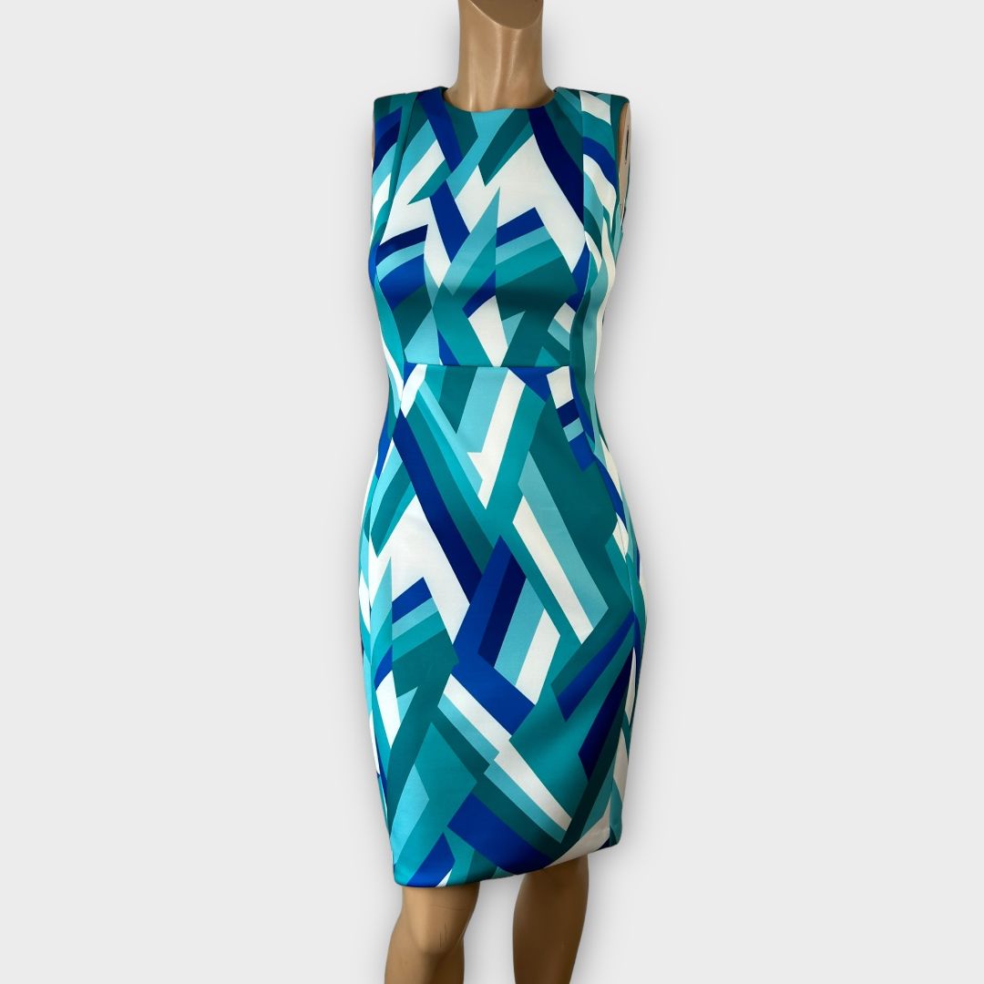 Calvin Klein Geometric Print Dress - 8