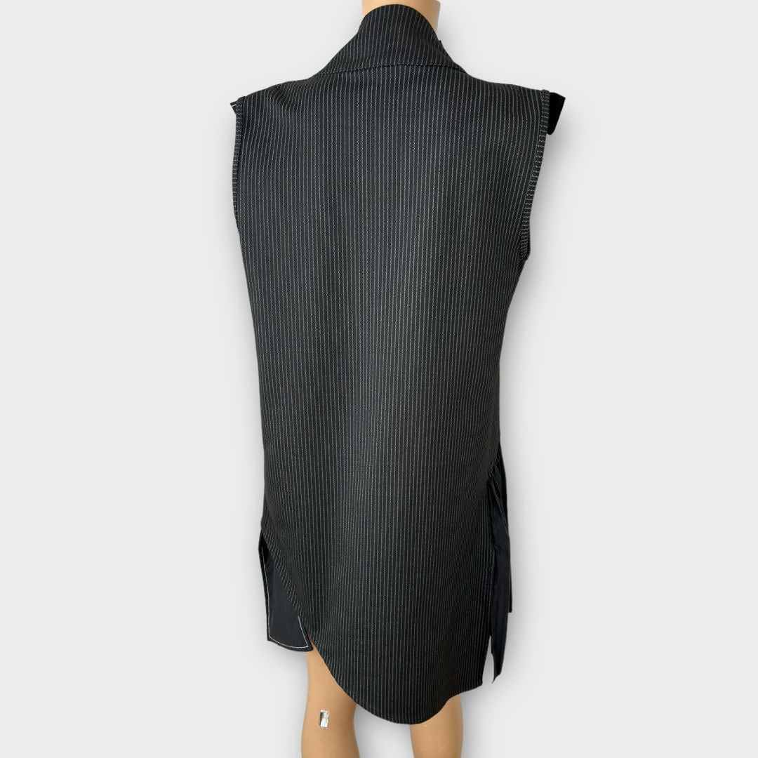 Caraclan Pinstripe Blazer Dress - S