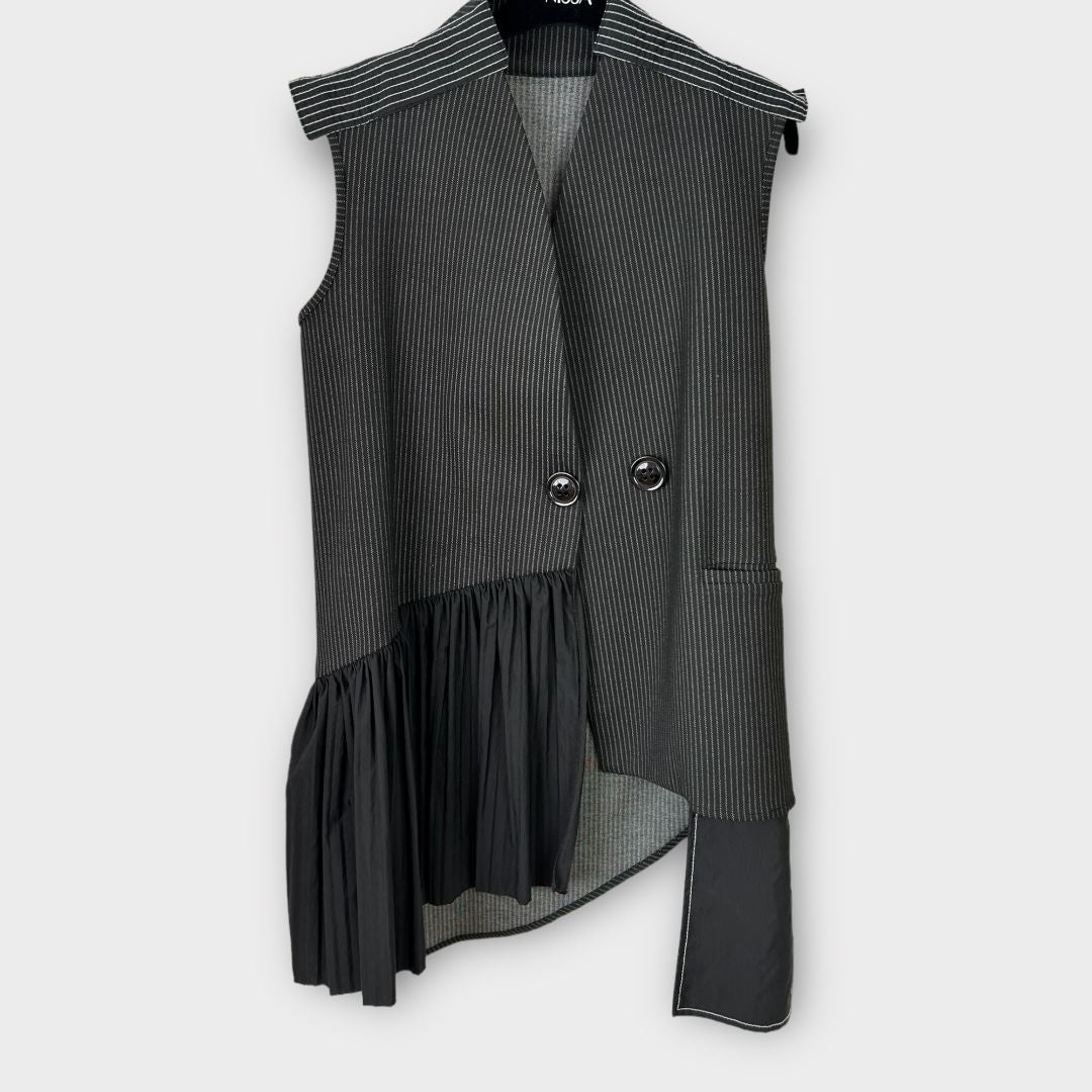Caraclan Pinstripe Blazer Dress - S