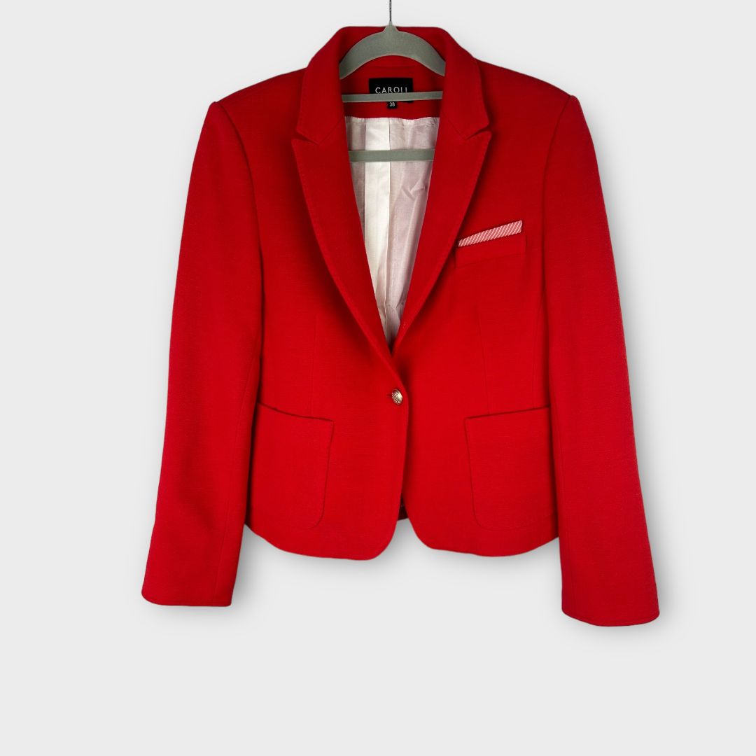 Caroll Wool Blend Blazer - 10
