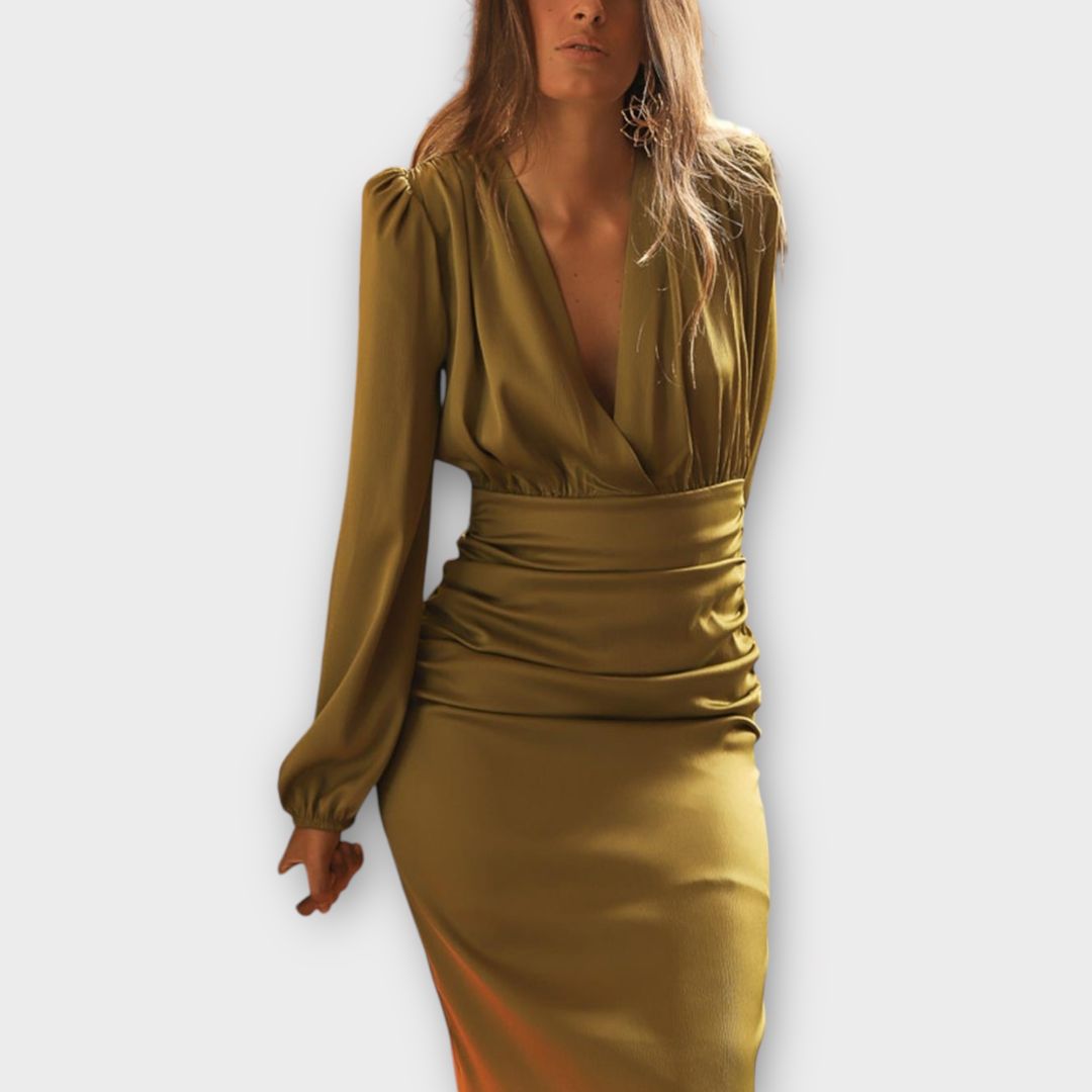 Cayro Alba Ruched Dress - 10 (M)