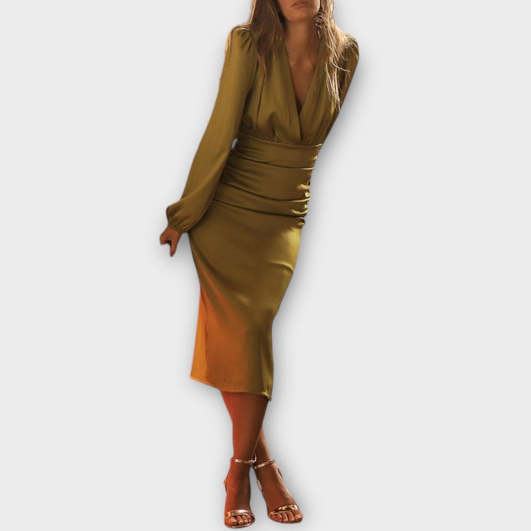 Cayro Alba Ruched Dress - 10 (M)