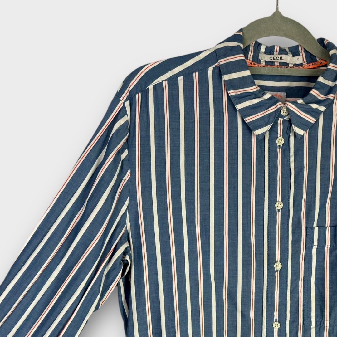 Cecil Cotton Stripe Shirt - S