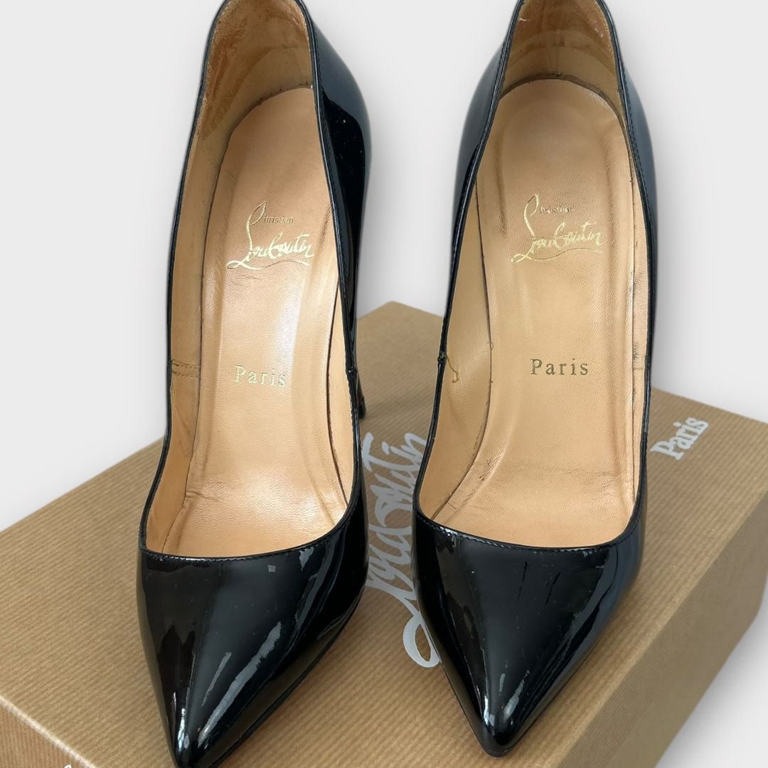 Christian Louboutin Pigalle 120 Patent Leather Pumps - 5/38