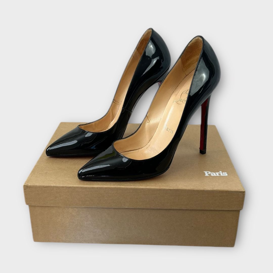 Christian Louboutin Pigalle 120 Patent Leather Pumps - 5/38