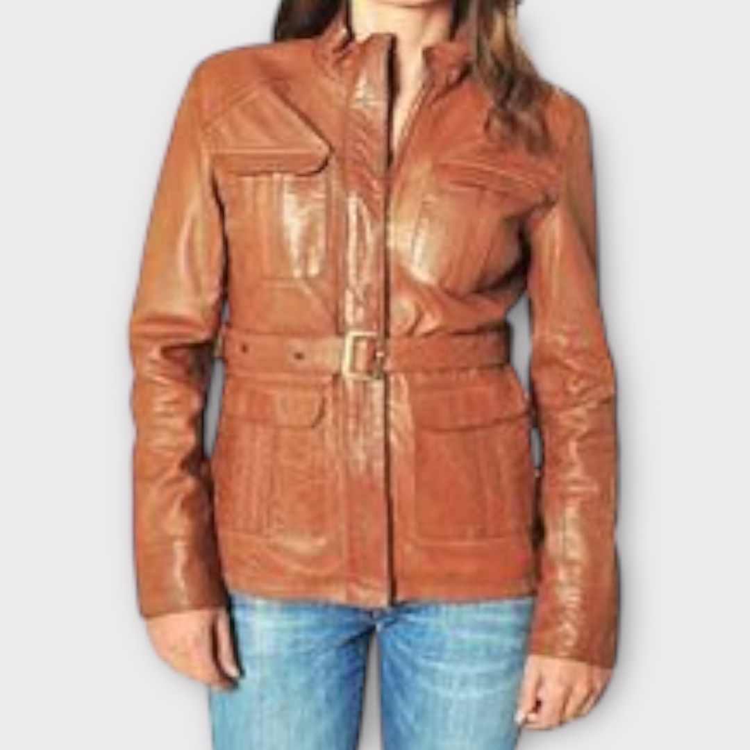 Chyston Claudia Leather Jacket - 8 (S)