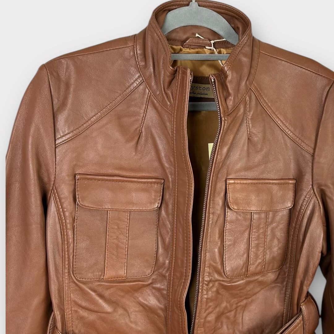 Chyston Claudia Leather Jacket - 8 (S)