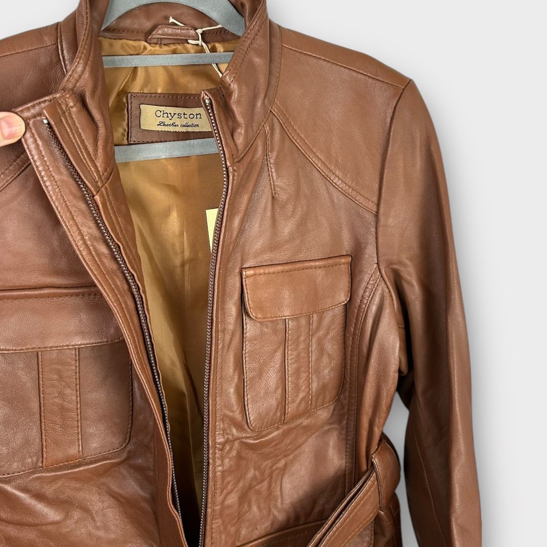 Chyston Claudia Leather Jacket - 8 (S)