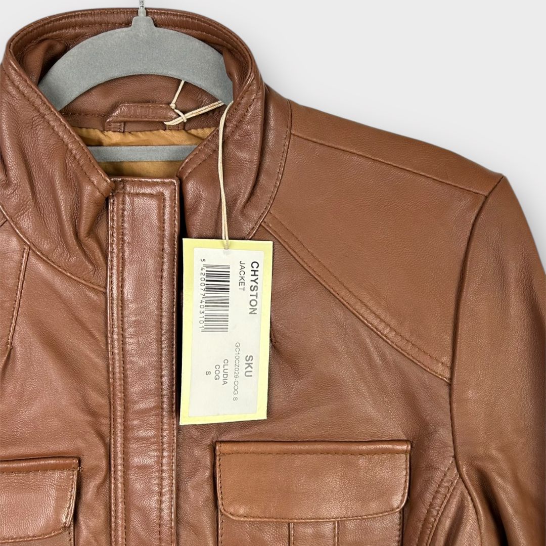 Chyston Claudia Leather Jacket - 8 (S)